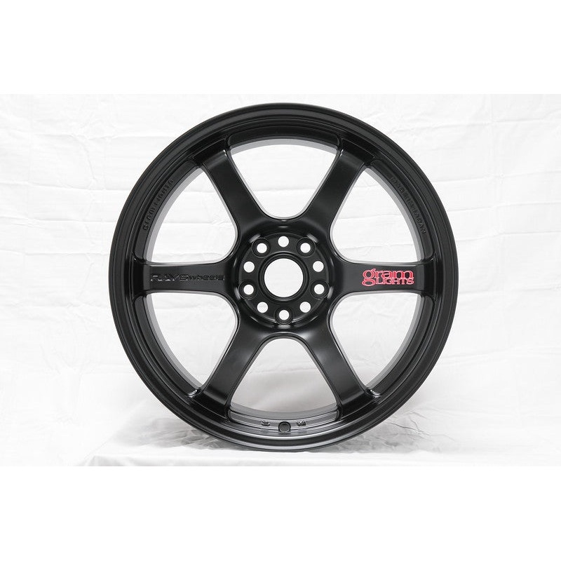 Gram Lights 57DR 19×9.5 +45 5-114.3 Semi Gloss Black Wheel