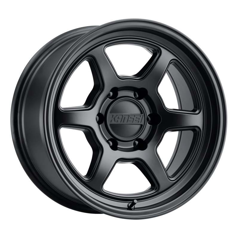 Kansei K14MB Roku 17×8.5in / 6×135 BP / 0mm Offset / 87.1mm Bore – Matte Black Wheel