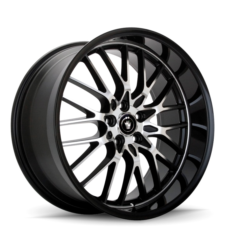 Konig Lace 16×7 8×100/108 ET40 Black/Machine Spoke