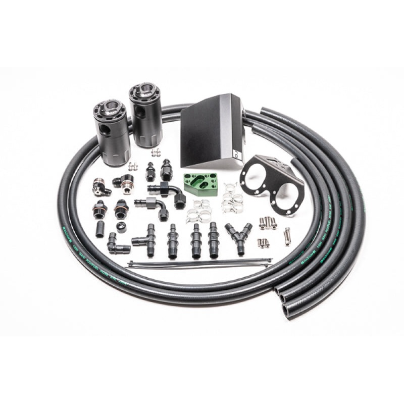 Radium 02-21 Subaru EJ-Series Fluid Lock Turbo Dual Catch Can Kit