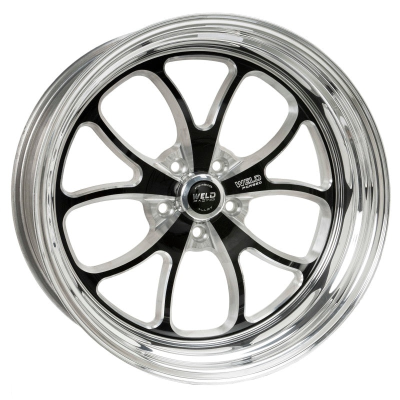 Weld S76 20×9 / 5×4.5 BP / 6.3in. BS Black Wheel (High Pad) – Non-Beadlock