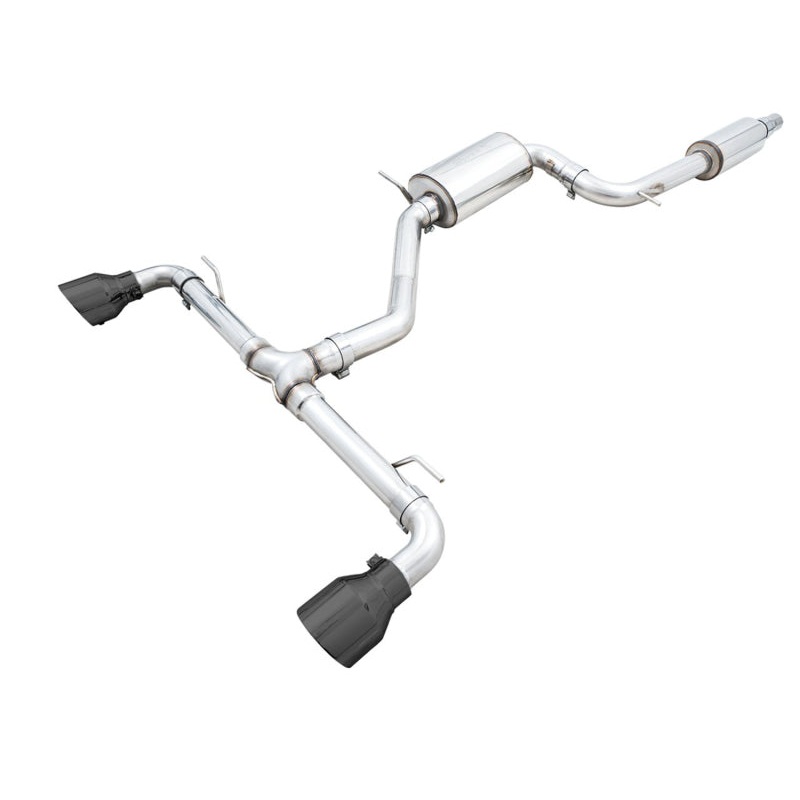 AWE 2022 VW GTI MK8 Touring Edition Exhaust – Diamond Black Tips