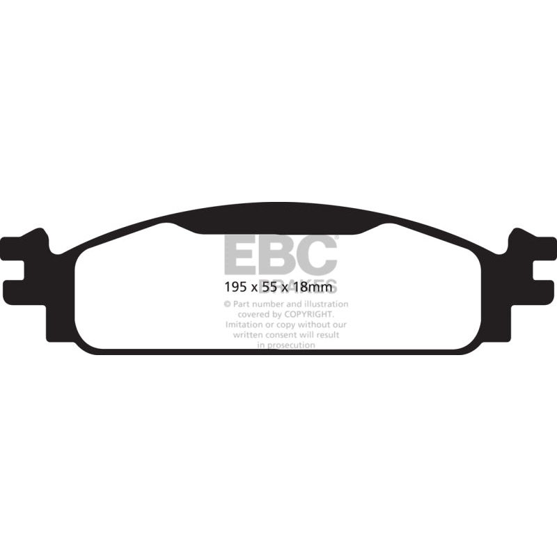 EBC 08-10 Ford Flex 3.5 Ultimax2 Front Brake Pads