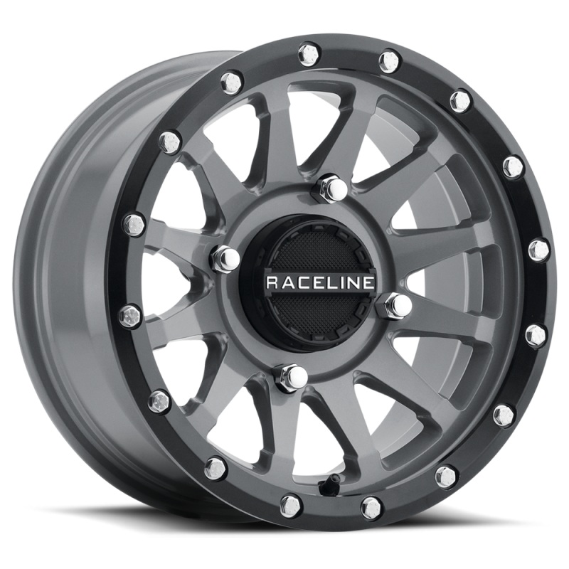 Kansei A95SG Trophy 14x7in / 4×156 BP / 38mm Offset / 132.5mm Bore – Grey & Black Lip Wheel