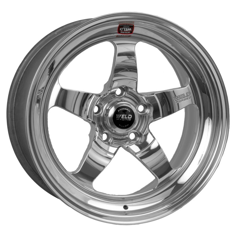 Weld S71 17×9 / 5×4.5 BP / 4.7in. BS Polished Wheel (High Pad) – Non-Beadlock