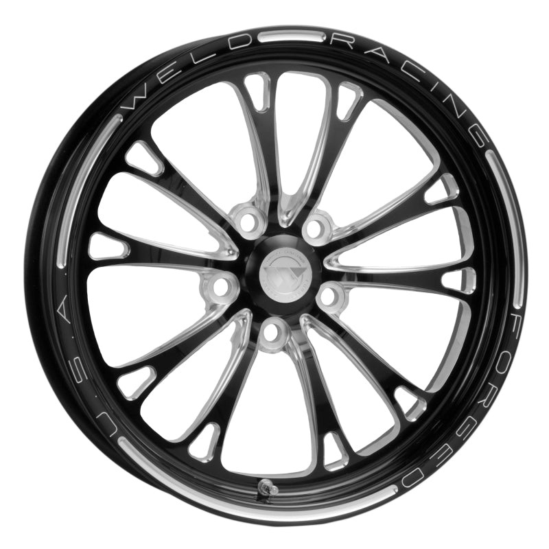Weld V-Series 1-Piece 17×4.5 / 5×120 BP / 2.25in. BS Black Wheel – Non-Beadlock