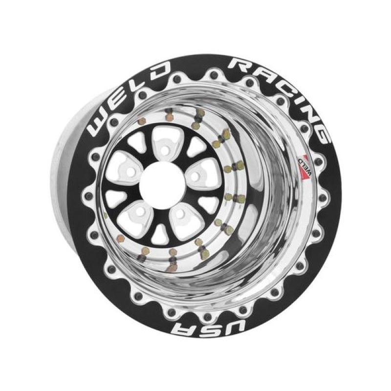 Weld V-Series 15×15 / 5×4.75 BP / 5in. BS Polished Wheel – Non-Beadlock