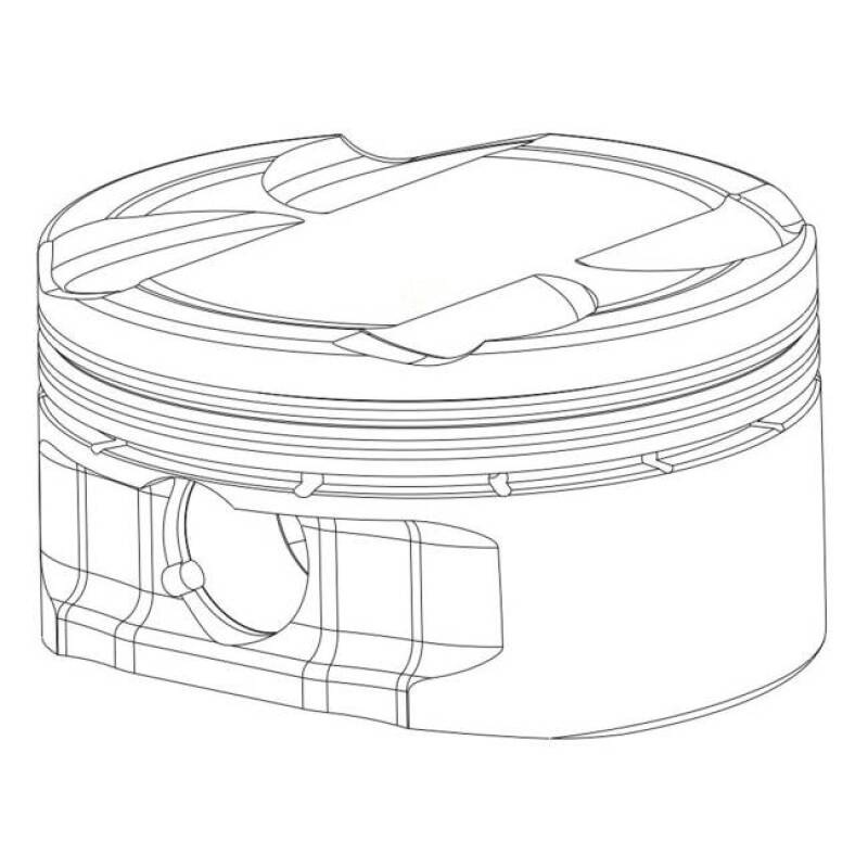 CP Piston & Ring for Honda B-Series – Bore (84.0mm) – Size (STD) – Compression Ratio (12.7)