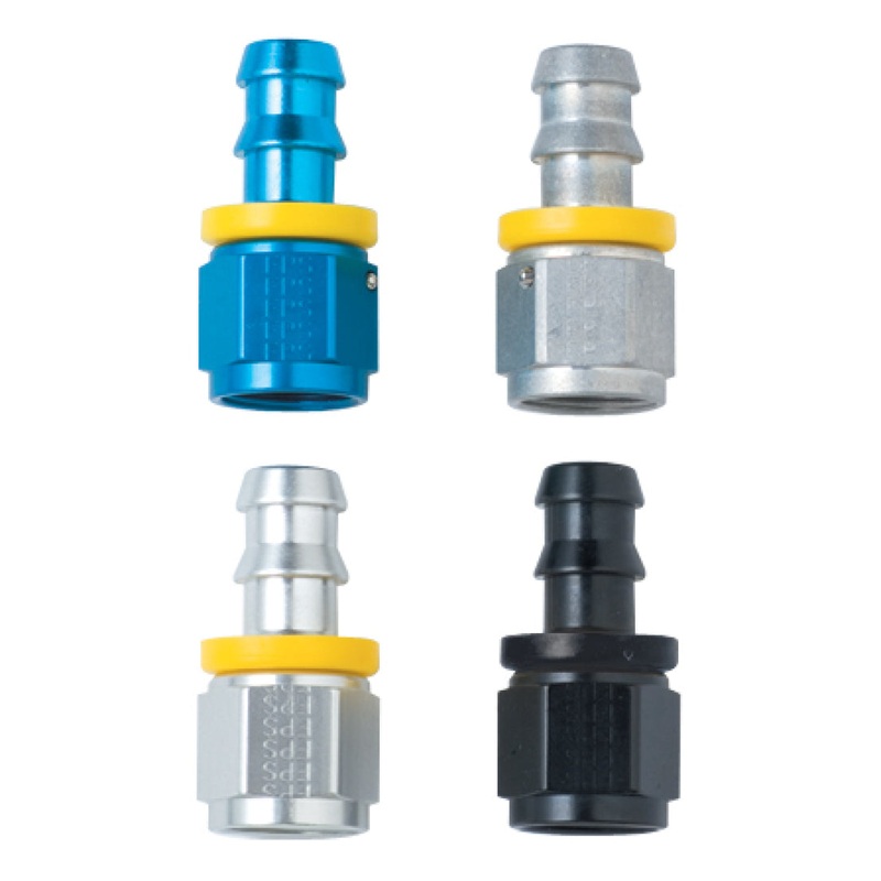 Fragola -6AN Push-Lite End x 1/2 NPT – Blue