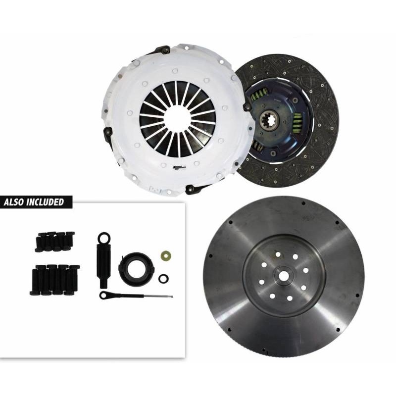 Clutch Masters 01-05 Dodge Ram 2500/3500 5.9L w/NV5600 Trans FXT100 Sprung Organic Clutch Kit w/FW