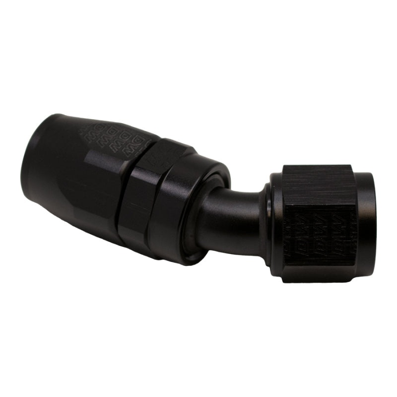 DeatschWerks 10AN Female Flare Swivel 30-Degreehose End CPE – Anodized Matte Black