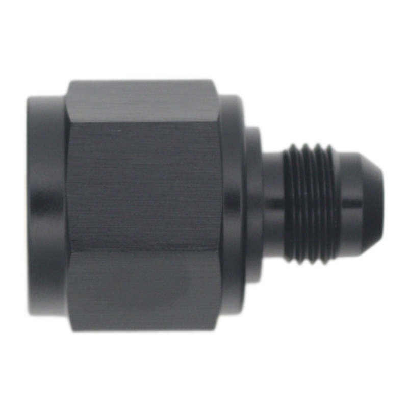 DeatschWerks 10AN Female Flare to 6AN Male Flare Reducer – Anodized Matte Black