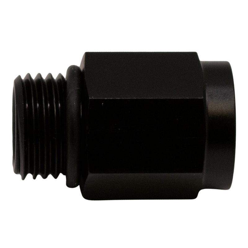 DeatschWerks 6AN ORB Male to M12 X 1.5 Metric Female (Incl O-Ring) – Anodized Matte Black