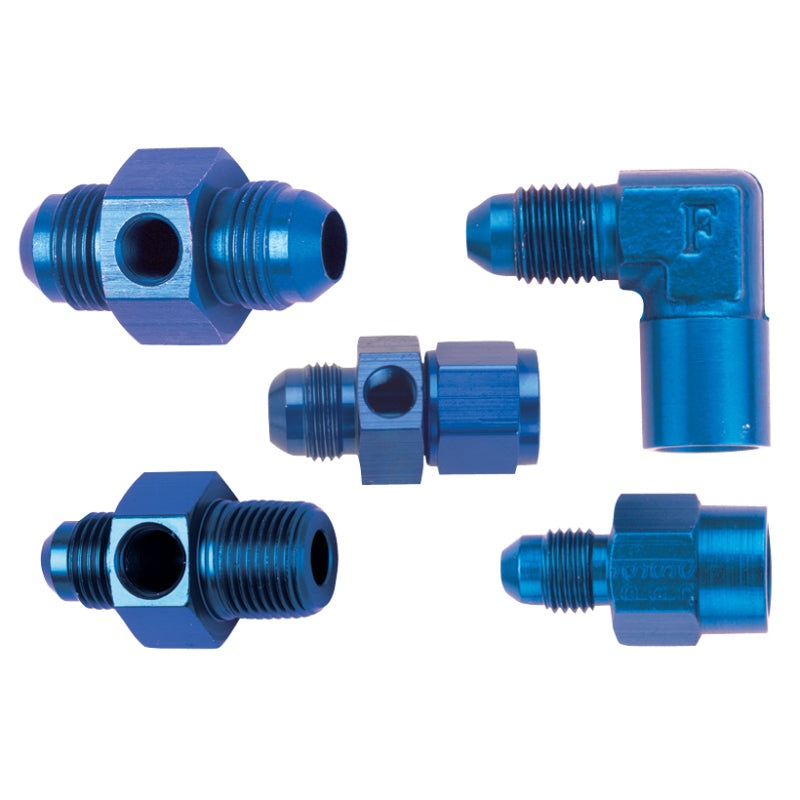 Fragola -12AN Bypass Return Inlet Fitting – Black