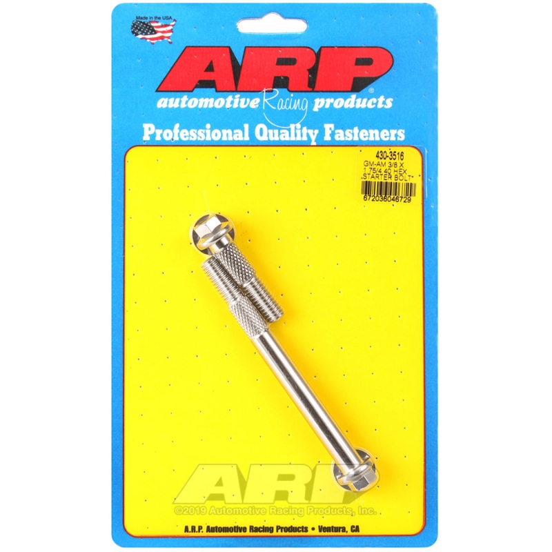 ARP GM 3/8 X 1.750/4.400 Hex SS Starter Bolt Kit