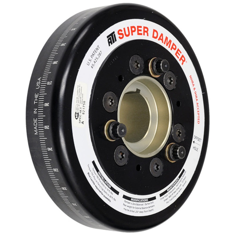 ATI Damper – 6.325in – Alum – Chevy BB – 3 Ring – Alum Hub