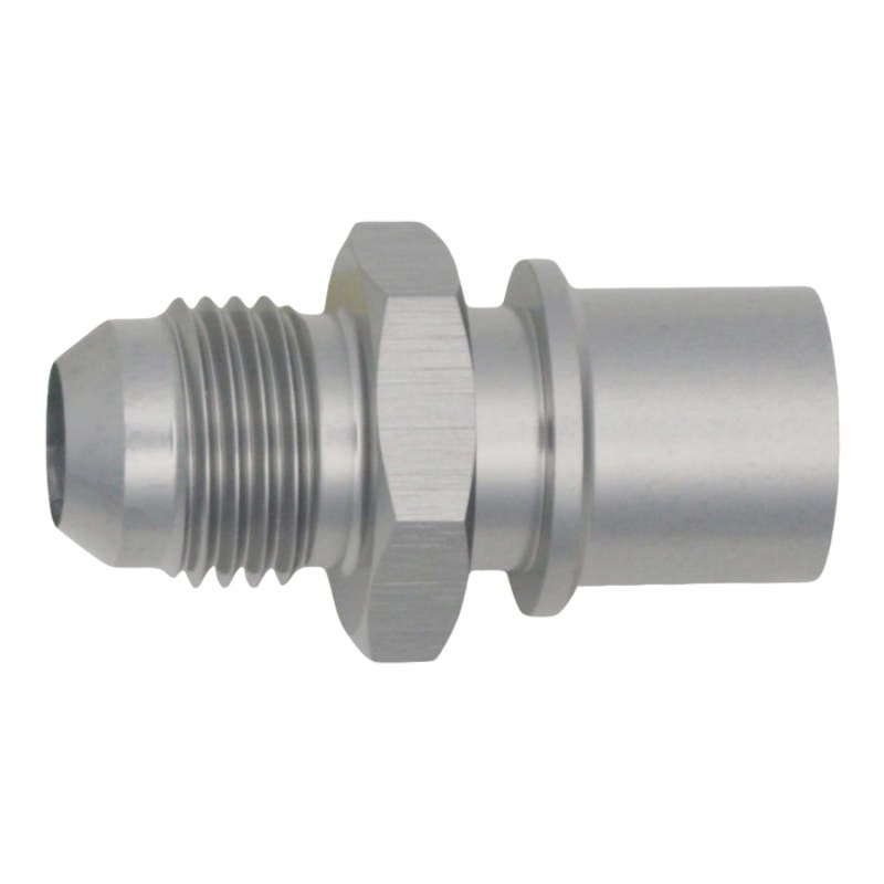 DeatschWerks 6AN Male Flare to Toyota Module Quick Connect – Anodized DW Titanium