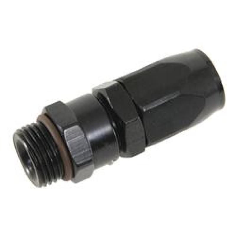 Fragola -16AN Straight x 1 1/16 – 12 (12) Hose End – Black