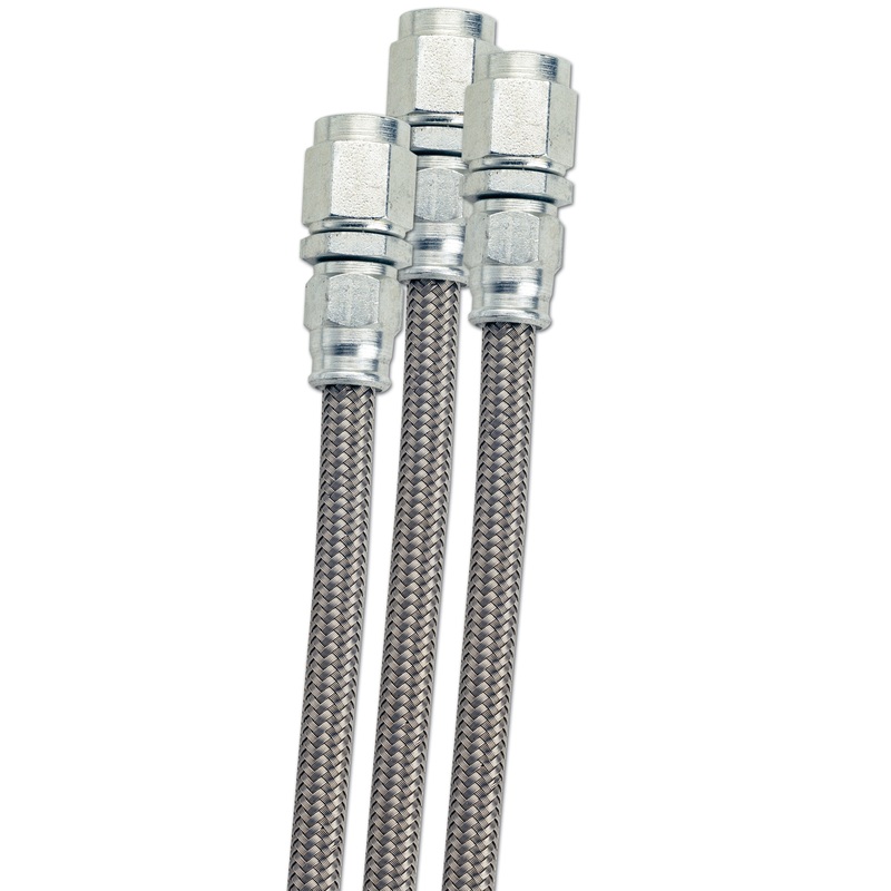 Fragola -8AN PTFE Hose w/ Black Cover- 6 Feet