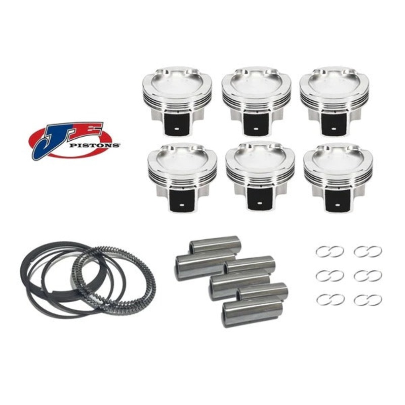 JE Asymmetrical FSR Forged Pistons Toyota 1JZ-GTE 1JZ-GTE VVTI 87mm +1.0mm -4.2 cc 9.0:1