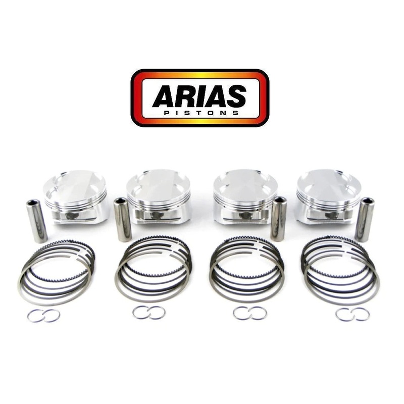 Arias Pistons Honda K24 2.4L 4 cyl. Bore:3.445 CH 1.180 CR 9.1 = -19CC’S DISH
