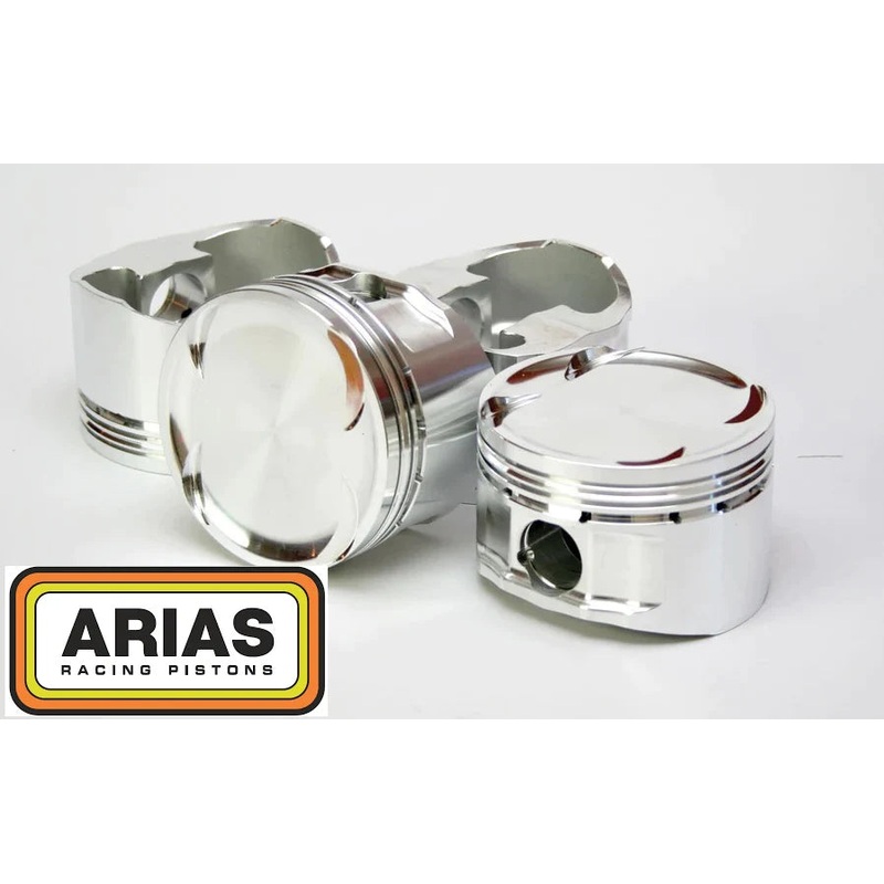 Arias Pistons Toyota 3TC 1.8L Bore 3.386 CH 1.375 Stroke 3.071 Rod 4.840 CR 11.5 Dome Head 63cc