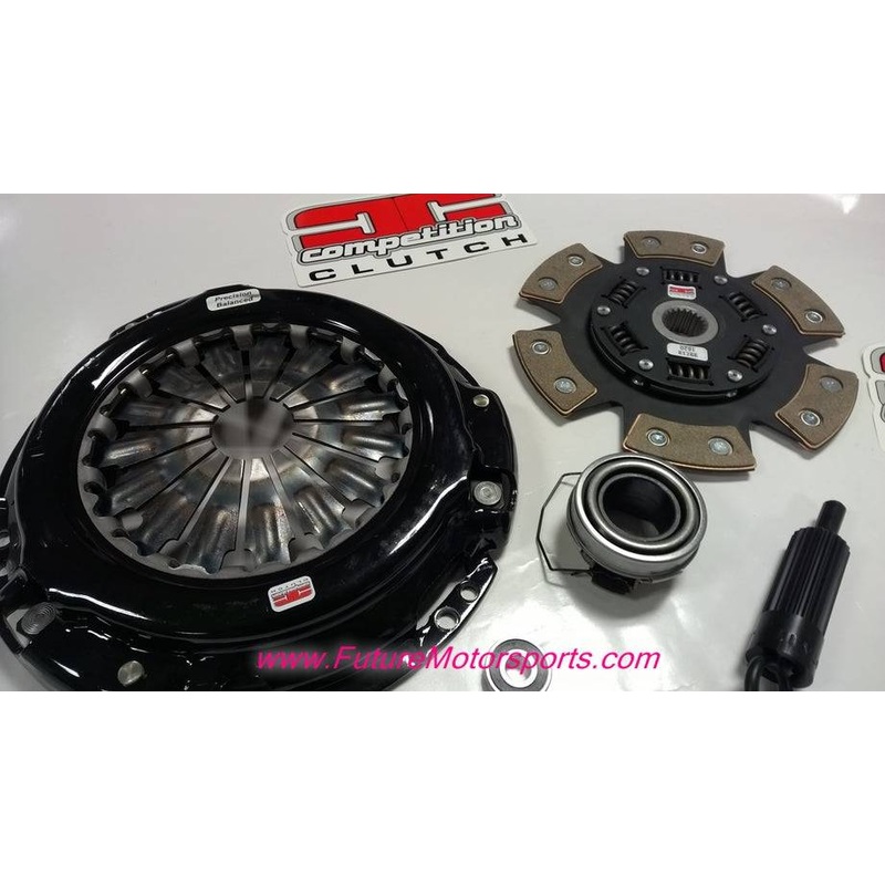 Competion Clutch SUBARU WRX 2.5 Turbo push style 230mm Stage 4 – 6 Pad Sprung Ceramic