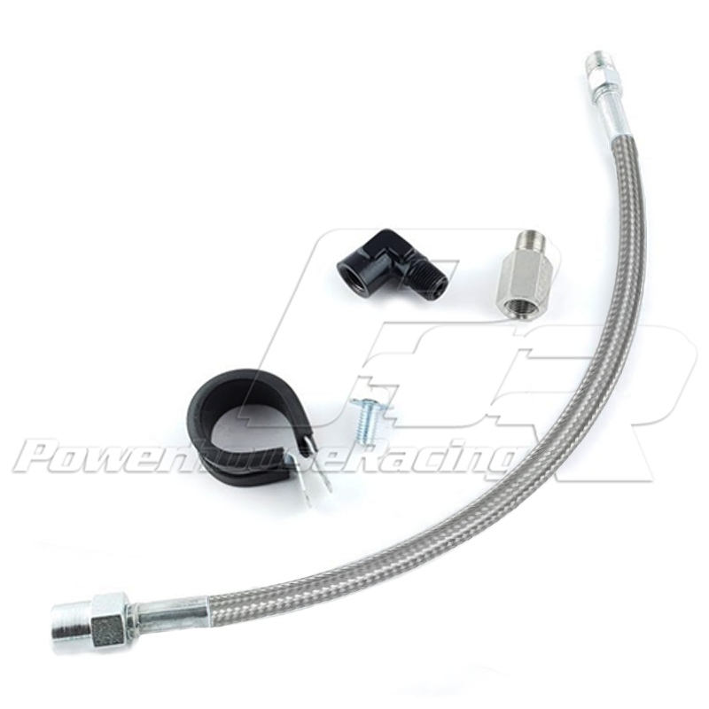 PHR Remote Oil Pressure Sensor Kit for 2JZ – Stainless braided line