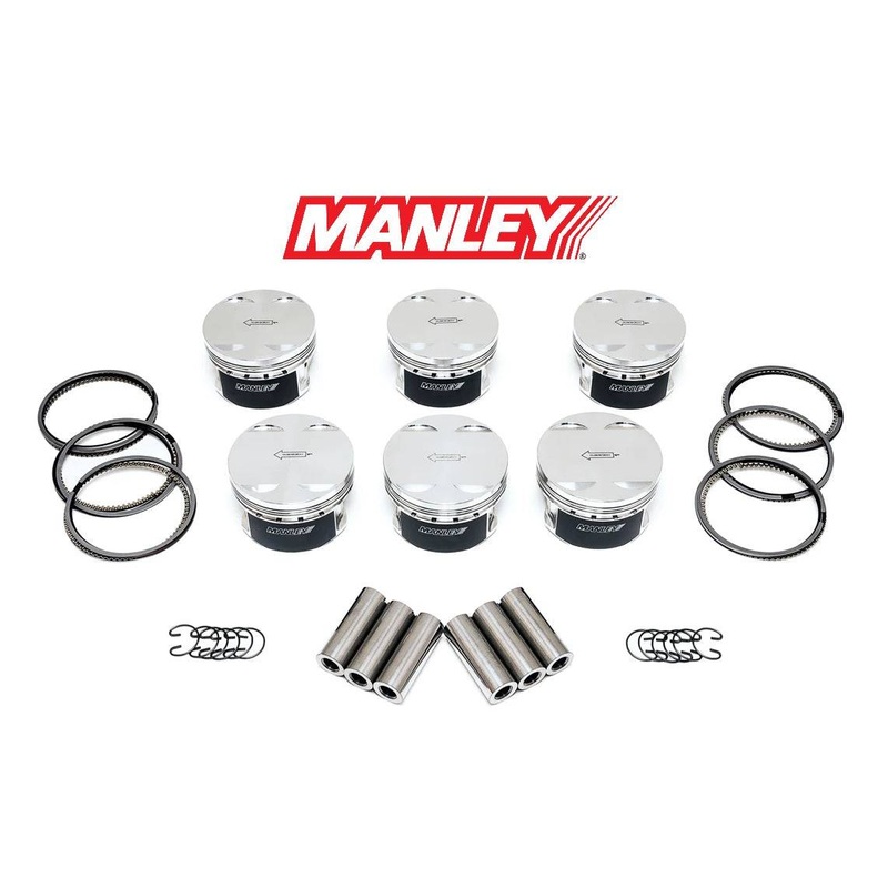 Manley Forged Turbo Tuff Pistons Toyota Supra MK4 2JZ 2JZ-GTE 2JZ-GE 87mm +1.0mm -1 cc 10.0:1