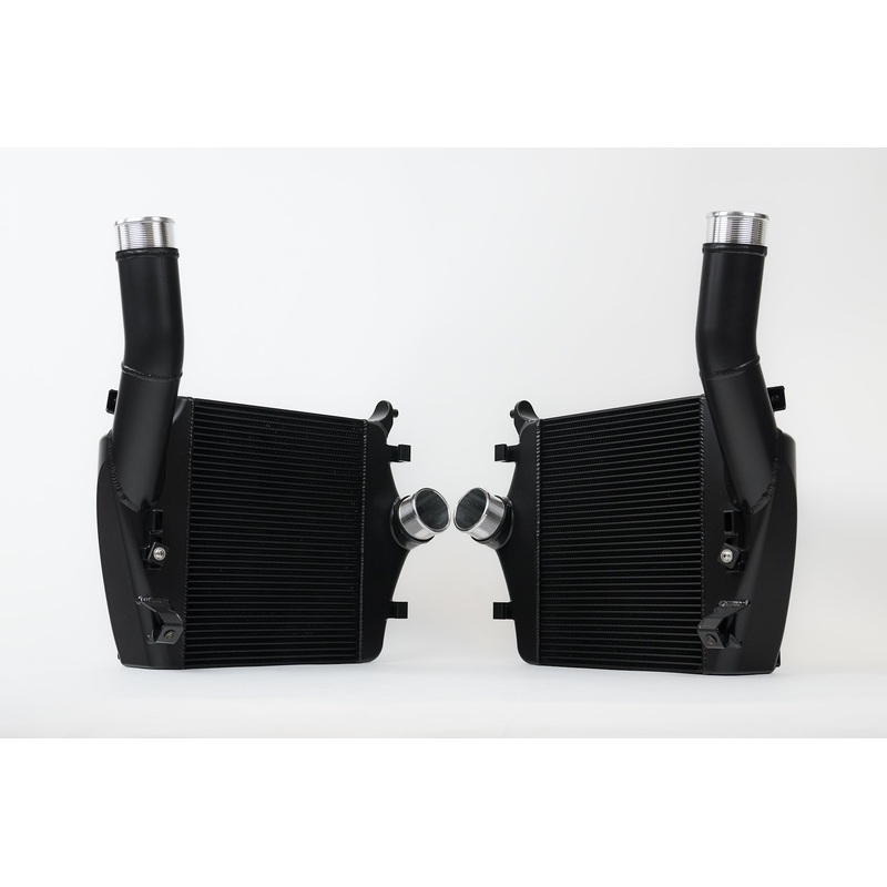 CSF High-Performance Intercooler System for Urus / RS Q8 / Cayenne 4.0L Turbo Features – Finished in CSFs Thermal Dispersion Cerakote
