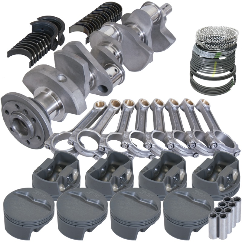 Eagle Chevy 350 3.500in Crank 6.000in I-Beam Rods -5cc Flat Top 4.040in Pistons Rotating Assembly