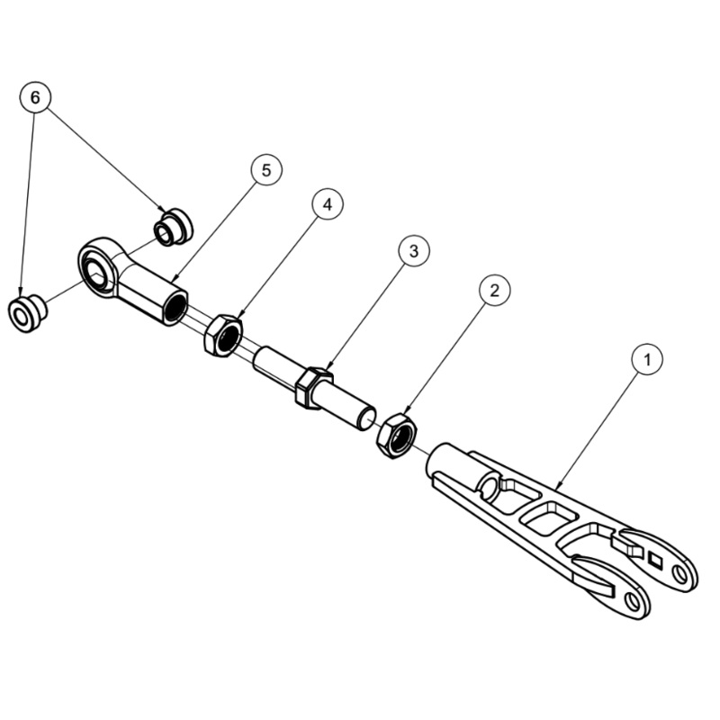 FDF Raceshop – JZX REAR TRACTION ARM ASSEMBLY SPARE PARTS