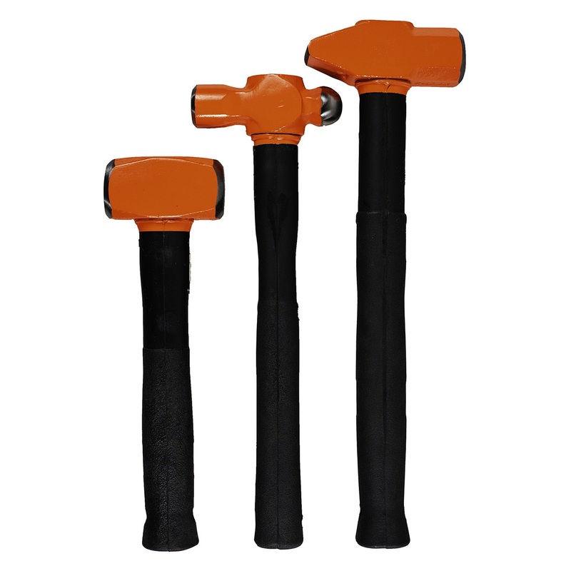 SP Tools USA – 3PC Club Sledge, Ball Peen, & Cross Peen Hammer Set