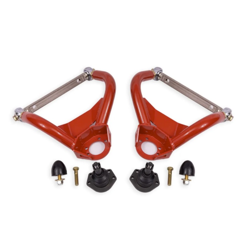 BMR 64-72 GM A-Body Adjustable Upper A-Arms Standard Ball Joint – Red