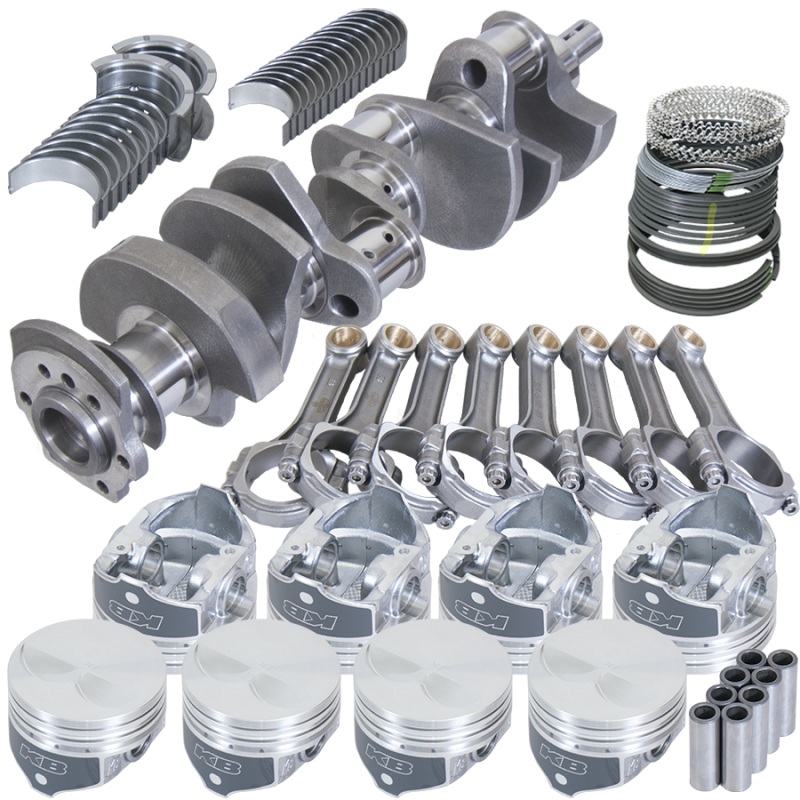 Eagle Chevy 350 3.480in Crank 5.700in I-Beam Rods -7cc Flat Top 4.040in Pistons Rotating Assembly