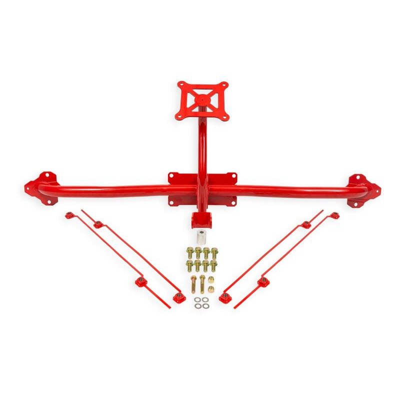 BMR 14-19 Chevrolet Corvette C7 Bolt-On Parachute Mount – Red