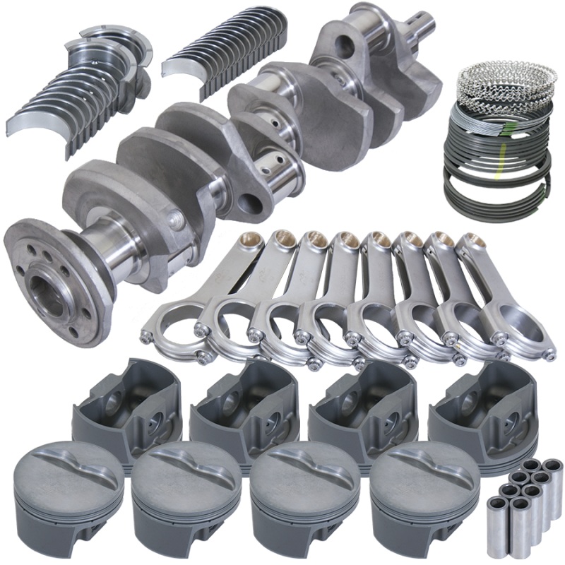 Eagle Chevy 350 3.750in Crank 5.700in H-Beam -5cc Flat Top 4.040in Pistons Rotating Assembly