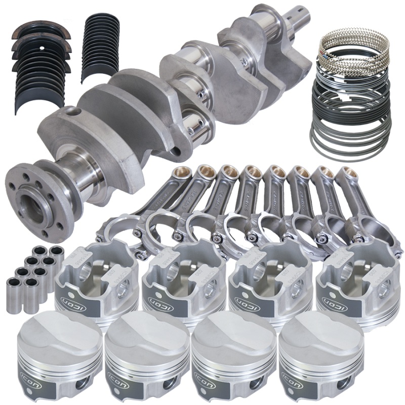 Eagle Chevy 396 3.766in Crank 6.135in I-Beam Rods 17cc Dome 4.125in Pistons Rotating Assembly