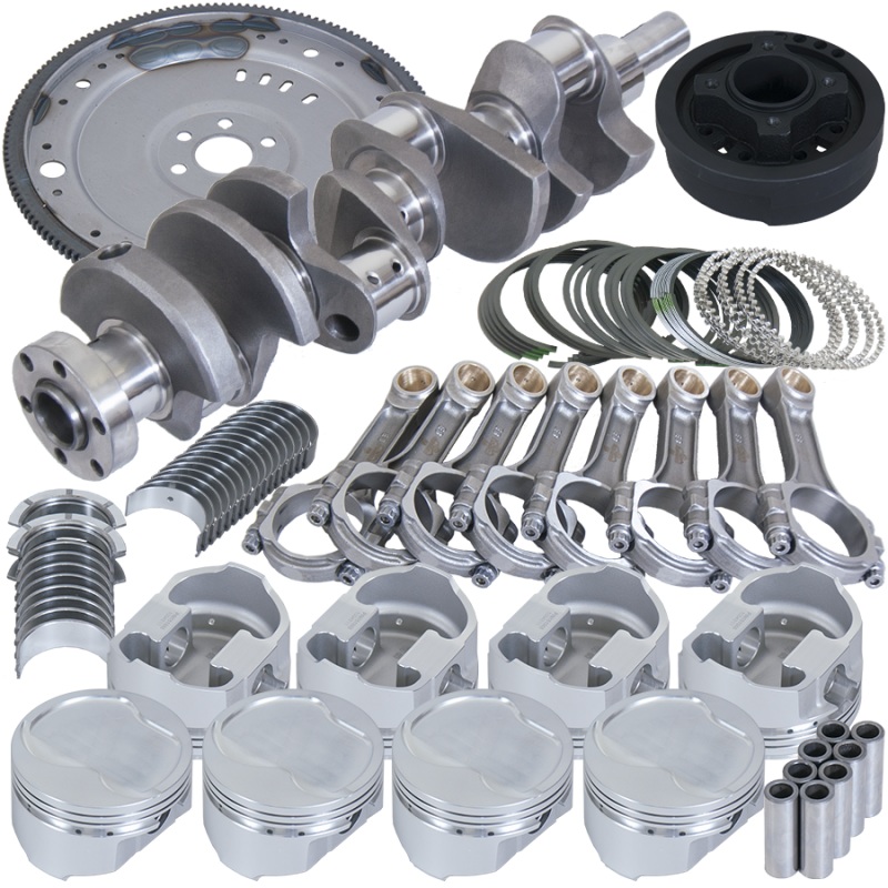 Eagle Ford 302 3.000in Crank 5.090in I-Beam Rod 4.040in Piston Damper/157 Tooth FP Balanced Assembly