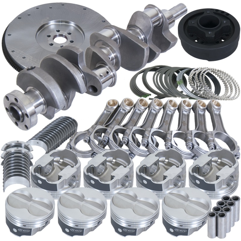Eagle Ford 302 3.400in Crank 5.400in I-Beam Rods 4.040in Pistons 164 Tooth FW Balanced Assembly
