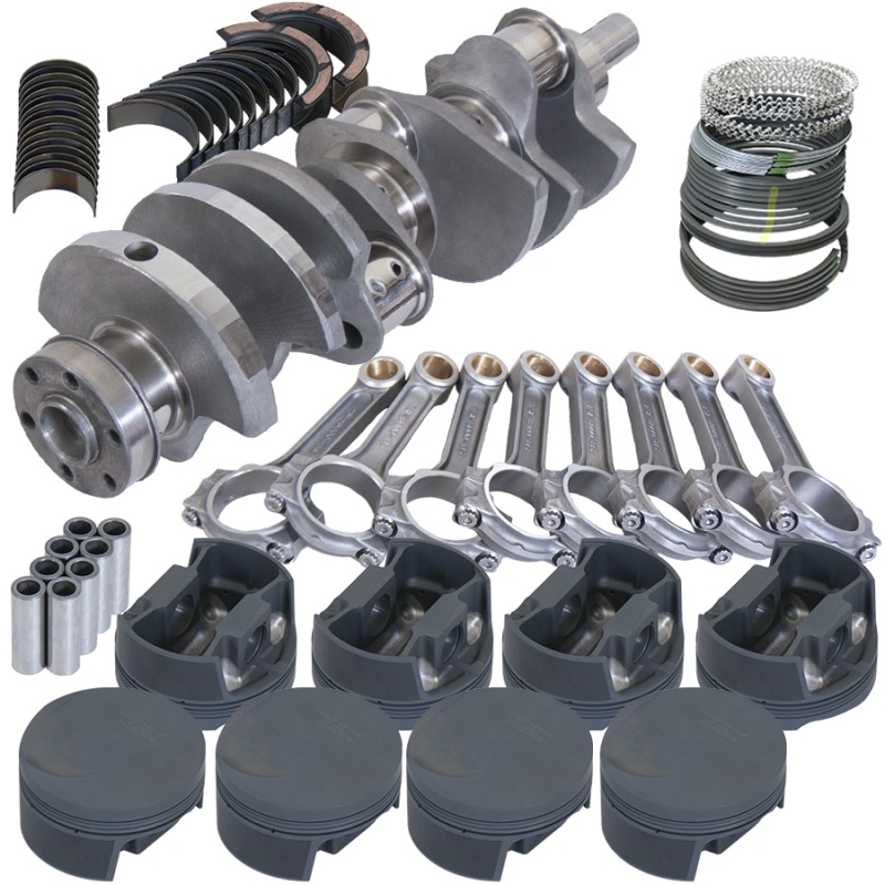 Eagle Ford 351C 3.850in Crank 6.000in I-Beam Rods -3cc Flat Top 4.040in Pistons Rotating Assembly
