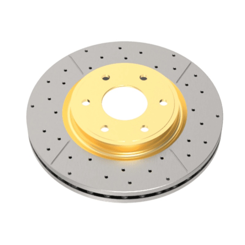 DBA 05-09 Land Rover LR3 V8 Front Street Drilled & Slotted Rotor