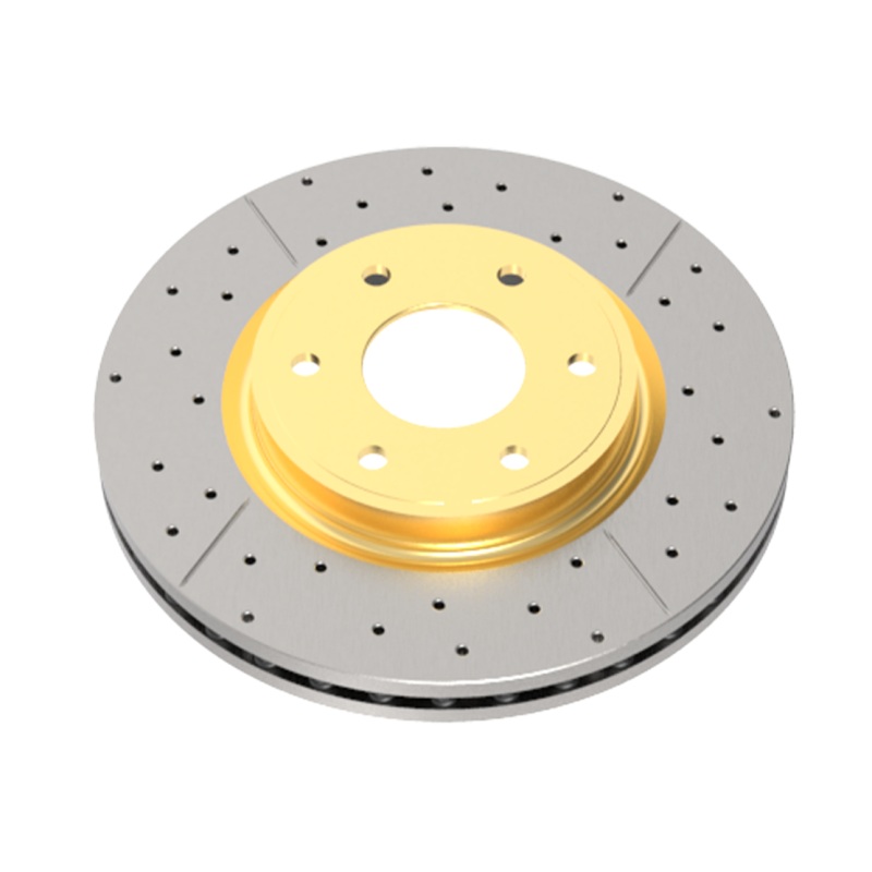 DBA 13-17 Lexus LS460 Except F Sport AWD Front Drilled & Slotted Street Series Rotor