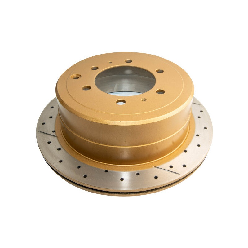 DBA 96-97 Lexus LX450 / 8/92+ Toyota Landcruiser Rear Drilled & Slotted Street Series Rotor