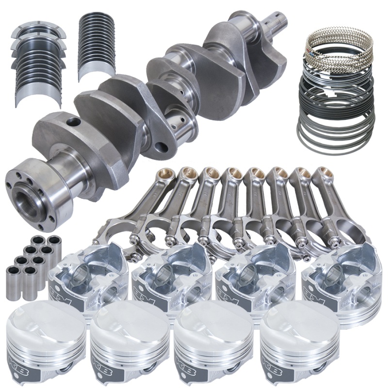 Eagle Chevy 454 1Pc 4.000in Crank 6.135in I-Beam Rods 12cc Dome 4.320in Pistons Rotating Assembly