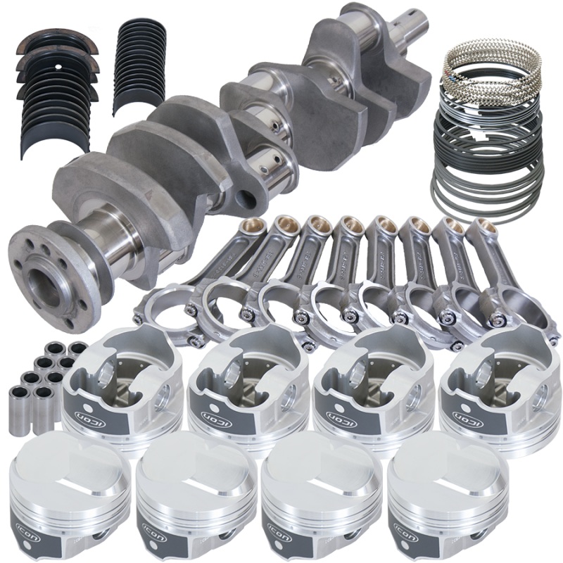 Eagle Chevy 454 4.000in Crank 6.135in I-Beam Rods 43cc Dome 4.280in Pistons Rotating Assembly