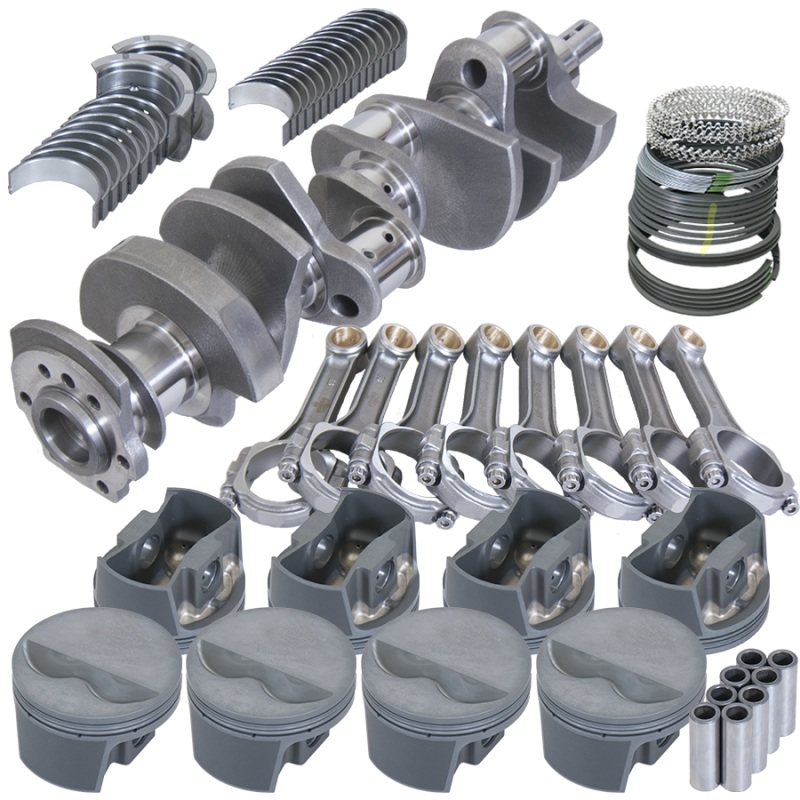 Eagle Chevy LT1350 1Pc 3.480in Crank 6.000in I-Beam Rods -5cc 4.060in Pistons Rotating Assembly