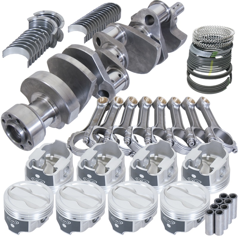 Eagle Chevy LT1350 1Pc 3.750in Crank 5.700in I-Beam Rods -18cc 4.040in Pistons Rotating Assembly