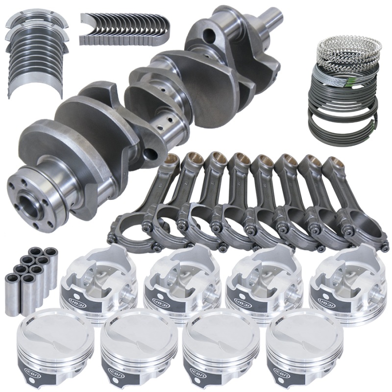 Eagle Ford 351W 4.000in Crank 6.200in H-Beam -15.8cc 4.060in Pistons Rotating Assembly