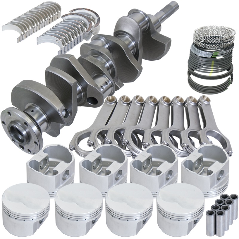 Eagle Ford FE 3.980in Crank 6.490in H-Beam -5cc Flat Top 4.080in Pistons Rotating Assembly